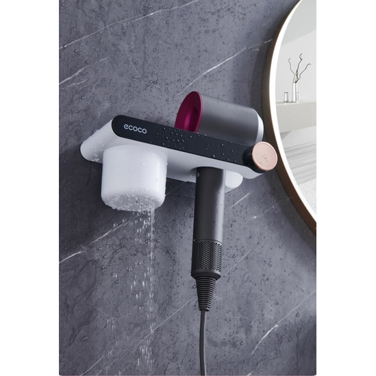 Kệ Để Máy Sấy Tóc Dán Tường Ecoco Cao Cấp Siêu Bền, Tiện Lợi, Đem Lại Không Gian Gọn Gàng, Sạch Sẽ Tiện Nghi Cho Căn Phòng Tắm Nhà Bạn, Chịu Lực 5kg, Siêu Chắc Chống Thấm Nước. Được Nhiều Khách Hàng Tin Dùng. 2 2c276baeafdd69e21a86fa341d3495f6