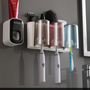 Siêu Thị Tiện Ích Online Việt Nam 395 Bộ nhả kem đánh răng tự động ecoco 3 cốc