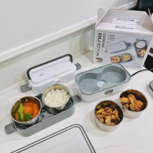 Hộp cơm hâm nóng giữ nhiệt bucook 4 ngăn