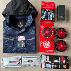 {Nhât Bản} Áo Điều Hòa AZUKI Nhật Bản Chính Hãng Quạt 13V Pin Lithium 26000mah Độ Bền Cao, Không Lo Chai Pin Hàng Fake, Siêu Mạnh Siêu Mát, Chống Nước, Dùng Liên Tục 9-25 Giờ, Tem Mác Hàng Chính Hãng, Dùng Môi Trường Lao Động Ngoài Trời, Quà Tặng Bố Mẹ Người Thân Mùa Nóng, Xuất Xứ Nhật Bản, Mẫu Mới 2025... 11 422661091 1567407080748959 6674333226551391323 n