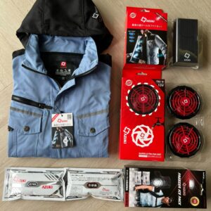 {Nhât Bản} Áo Điều Hòa AZUKI Nhật Bản Chính Hãng Quạt 13V Pin Lithium 26000mah Độ Bền Cao, Không Lo Chai Pin Hàng Fake, Siêu Mạnh Siêu Mát, Chống Nước, Dùng Liên Tục 9-25 Giờ, Tem Mác Hàng Chính Hãng, Dùng Môi Trường Lao Động Ngoài Trời, Quà Tặng Bố Mẹ Người Thân Mùa Nóng, Xuất Xứ Nhật Bản, Mẫu Mới 2025... 12 422667747 1567407054082295 8355135826576116627 n