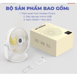 {Chính Hãng} Quạt Tích Điện Yoobao F2 PRO Max 10000mAh Dung Lượng Pin Lớn Chạy Liên Tục 60h, 3 Tốc Độ Gió, Yên Tĩnh, Để Bàn Tiện Lợi, Quà Tặng Cho Bé, Bố Mẹ Ông Bà, Mẫu Mới 2025... 11 435265958 365137433155362 3185229552683008509 n