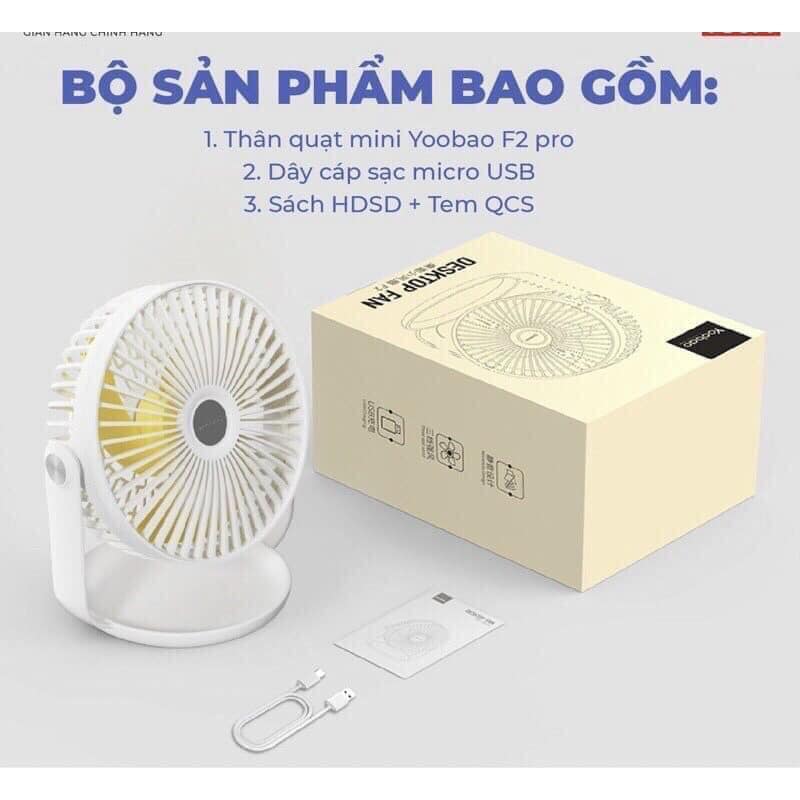 {Chính Hãng} Quạt Tích Điện Yoobao F2 PRO Max 10000mAh Dung Lượng Pin Lớn Chạy Liên Tục 60h, 3 Tốc Độ Gió, Yên Tĩnh, Để Bàn Tiện Lợi, Quà Tặng Cho Bé, Bố Mẹ Ông Bà, Mẫu Mới 2025... 6 435265958 365137433155362 3185229552683008509 n
