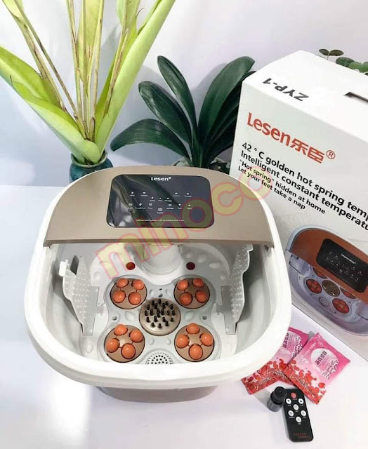 {Chính Hãng Gấp Gọn} Bồn Ngâm Chân Massage Hồng Ngoại Gấp Gọn Lesen, Thảo Dược Trị Liệu Cao Cấp, Có Điều Khiển, Có Thể Gấp Gọn, Màn Hình Cảm Biến Tiện Lợi, Hồng Ngoại, Tự Làm Nóng Nước Nhanh Chóng, Giảm Phù Nề Chân Bà Bầu, Quà Tặng Bố Mẹ Ông Bà Sang Trọng, Được Nhiều Khách Hàng Tin Dùng, Mẫu Mới 2025. 6 bon ngam chan nhat ban