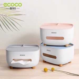 Hộp Đựng Khăn Giấy Để Bàn Ecoco E2009 Cao Cấp, Siêu Bền Đa Năng 13 hop dung giay an de ban 1