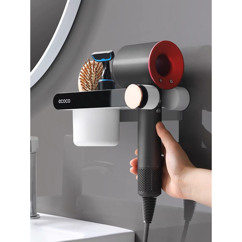 Kệ Để Máy Sấy Tóc Ecoco E2208 Cao Cấp Dán Tường Tiện Lợi Siêu Bền 5 ke may say toc ecoco 6