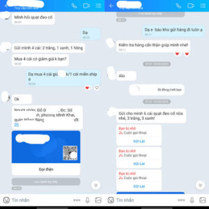 {Cao Cấp} Quạt Đeo Cổ Mini Không Cánh Tích Điện Thông Minh, 3 Cấp Độ Gió Mạnh, Dung Lượng Pin Lớn, Dùng Cho Người Làm Việc Ngoài Trời, Văn Phòng, Hay Đi Lại Nhiều Tiện Lợi, Du Lịch, Tặng Cho Con Đi Học, Quà Tặng Bạn, Vợ Yêu, Bố Mẹ, Ông Bà, Mẫu Mới 2025... 6 quat deo co mini chinh hang 5