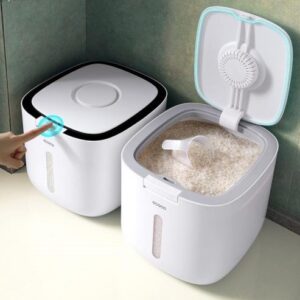 Thùng Đựng Gạo Thông Minh Ecoco E2005 10kg Nhỏ Gọn Tiện Lợi, Chống Côn Trùng, Ẩm Mốc 10 thung dung gao ecoco 5