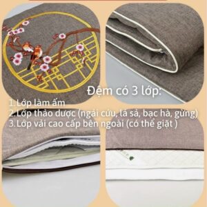 {Cao Cấp} Thảm Đệm Điện Ngải Cứu Đông Y Thảo Dược Morita Nhật Bản, Chính Hãng Loại Dày, Sưởi Ấm, Đau Mỏi Vai Gáy, Nhức Mỏi Xương Khớp, Khí Huyết Lưu Thông, Người Già Đau Mỏi Xương Khớp, Phụ Nữ Sau Sinh, Ngồi Làm Việc Văn Phòng, Quà Tặng Ông Bà Bố Mẹ, Quý Đối Tác, Dùng Quanh Năm, Mẫu Mới 2025 14 z3864128151060 18d629176d7a82a1957f2ca92ddcbd7b