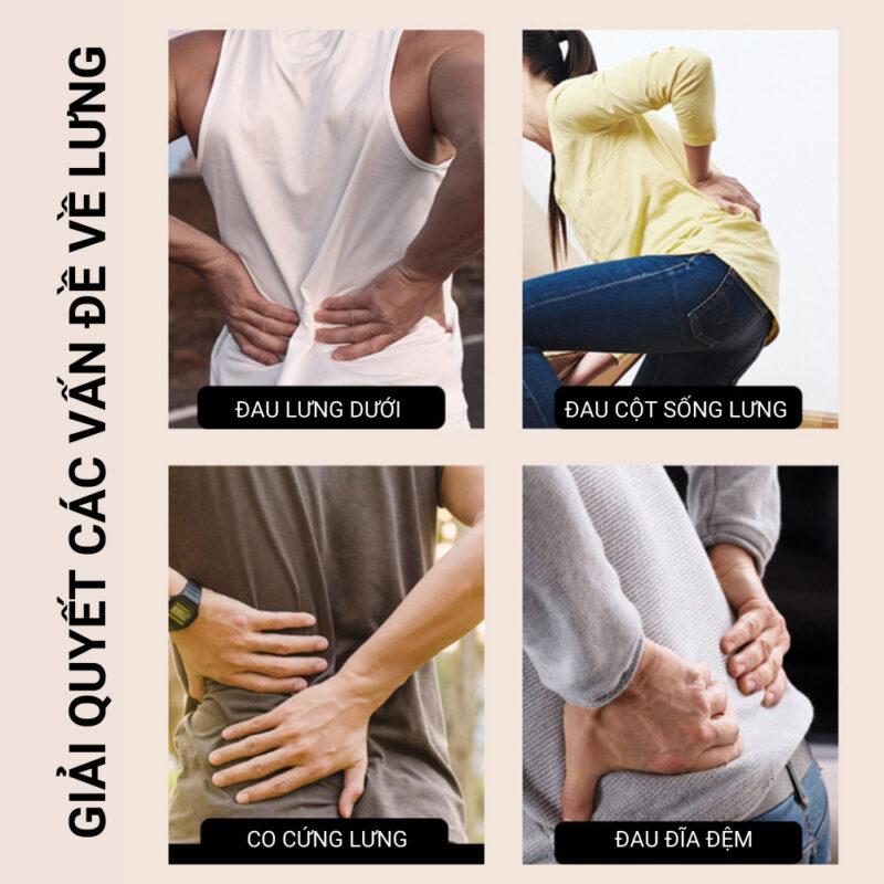 Máy Massage Lưng Lumbar Massager ST1202 Hồng Ngoại 14 may massage lung 1 1