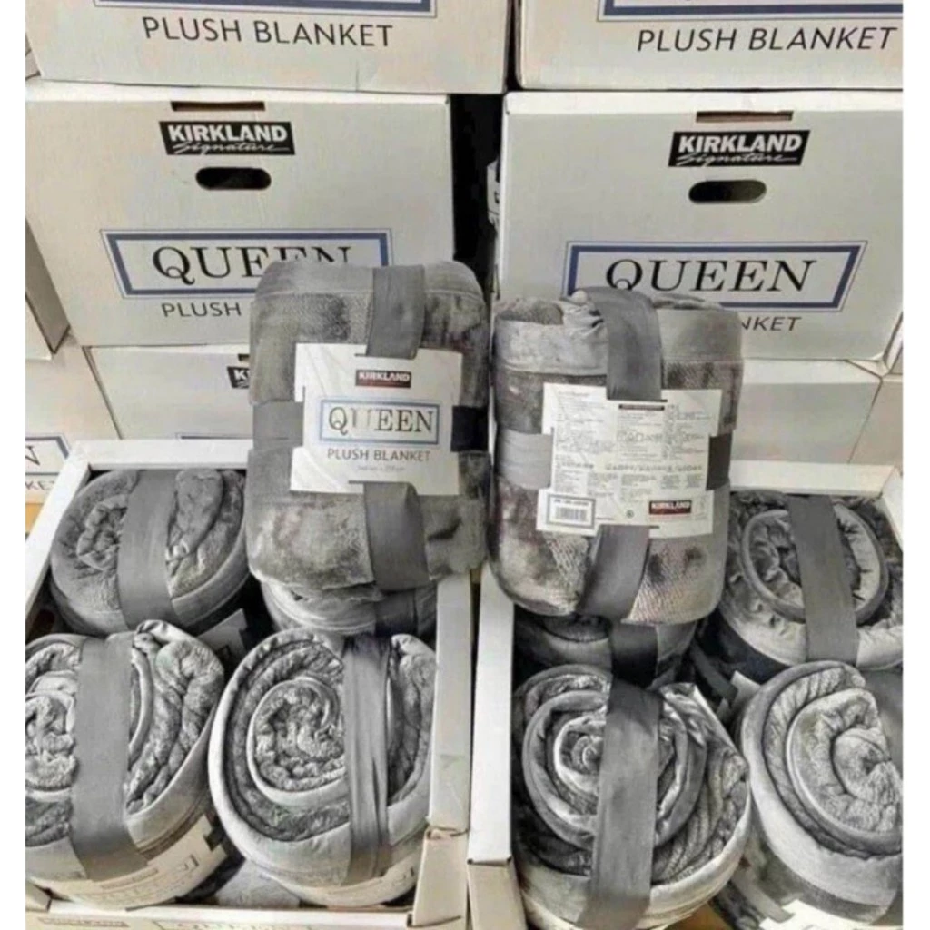 {Chính Hãng} Chăn Lông Cừu Kirkland Plush Blanket Queen Nặng 3,2kg, 248 x 233cm, Mềm Mại Ấm Áp Mùa Đông, Giữ Nhiệt Tốt, Dày Dặn, Quà Tặng Gia Đình Cha Mẹ Ông Bà Người Thân Gia Đình, Xuất Xứ Nhật Bản. 3 chan long cuu kirkland 1