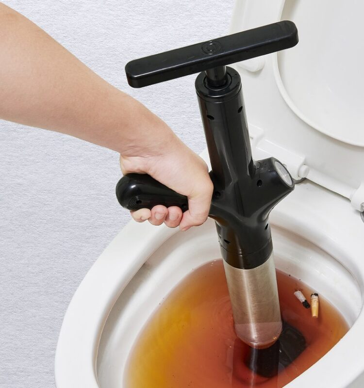 Dụng cụ Thông Tắc Bồn Cầu Khí Nén Mifan Đa Năng - Khí Nén 8kg Áp Lực Cao 4 in 1 5 sung thong bon cau da nang 1 1