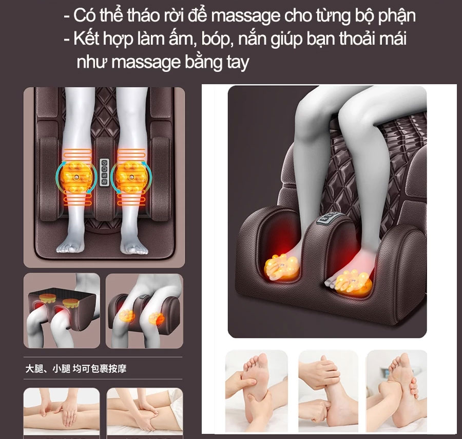 {Cao Cấp} Đệm Nệm Massage Toàn Thân Đa Năng, Công Nghệ Tiên Tiến Nhất: Làm Ấm, Thảo Dược, Rung, Xoa Bóp, Giúp Thư Giãn, Giảm Mệt Mỏi, Quà Tặng Bố Mẹ Ông Bà, Được Nhiều Khách Hàng Tin Dùng, Mẫu Mới 2025. 4 nem massage toan than 3 1
