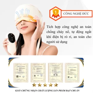 Máy Massage Đầu Thiết Bị Hỗ Trợ Giấc Ngủ, Thư Giãn Giảm Stress 7 may massage dau 1