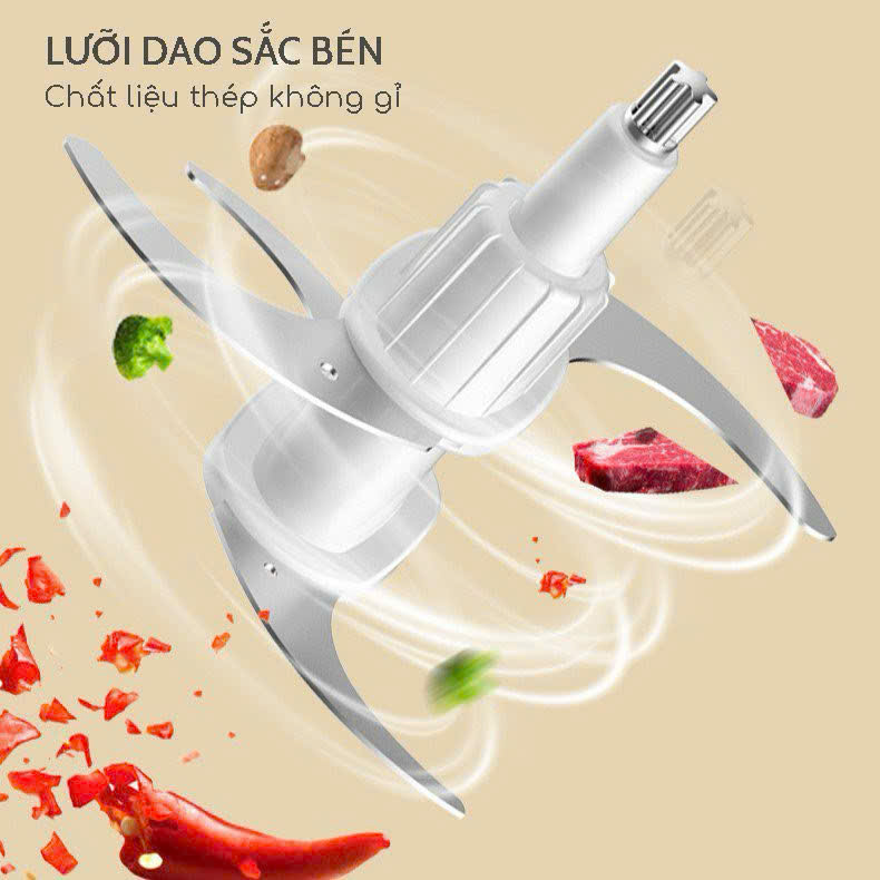 Máy Xay Thịt Đa Năng SEKA SK2287 Công Suất Mạnh Lưỡi Dao Inox 10 may xay thit seka sk2287 6